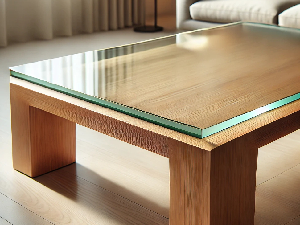 テーブル天板:クリア(強化ガラス)