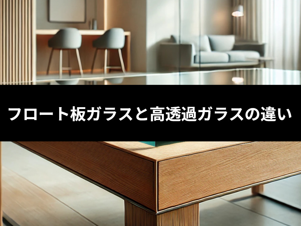 フロート板ガラスと高透過ガラスの違い