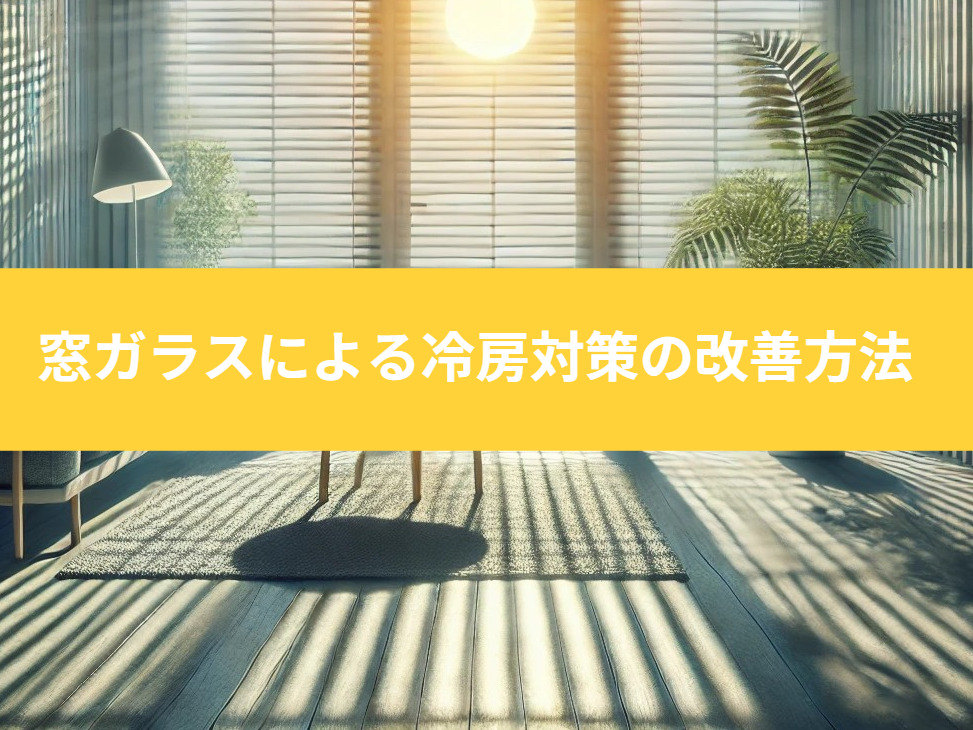 窓ガラスによる冷房効率の改善方法