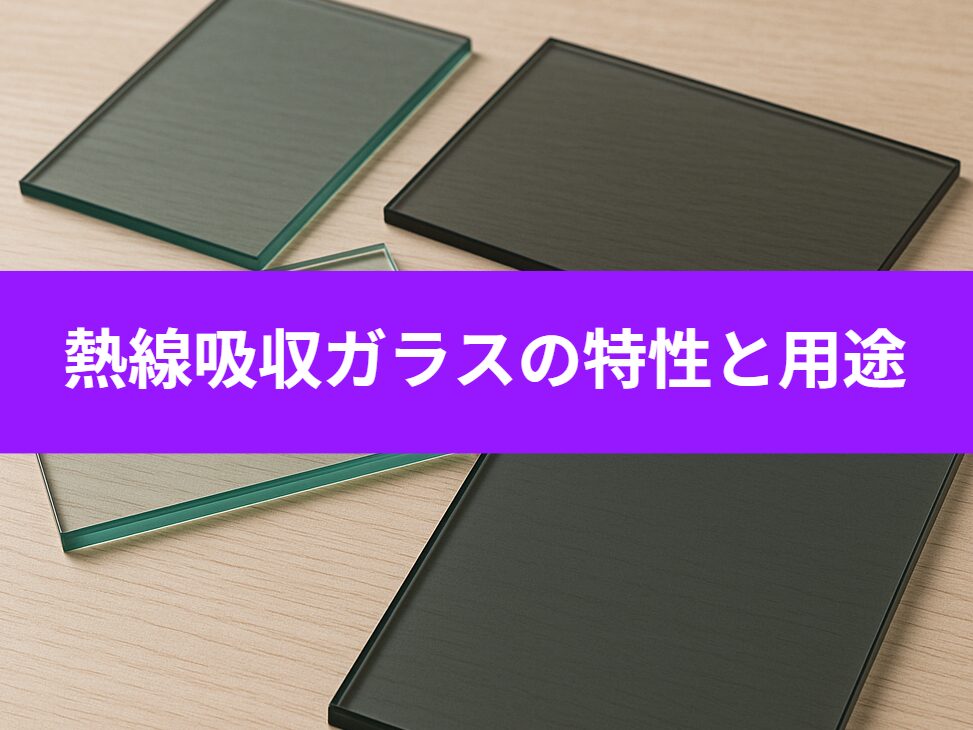 熱線吸収板ガラスの特性と用途